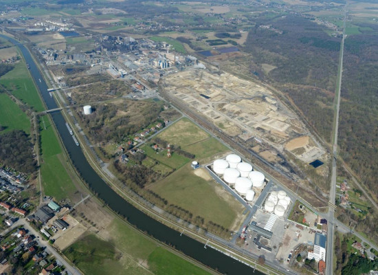 Station d’épuration commune sur l’éco-zoning de Tertre	
